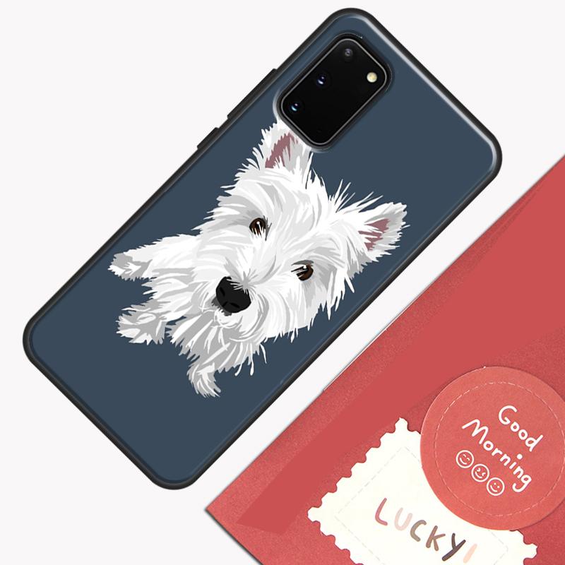 West Highland Terrier Westie Phone Case For Samsung Galaxy S26 S25 S24 S20 S21 S22 S23 Ultra S10 Plus S25 FE Cover Shell
