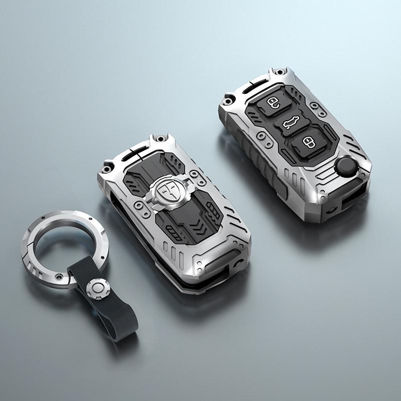 Mecha Style Key Case for Volkswagen Sagitar/Passat/Lavida - 2024 New Year Gift