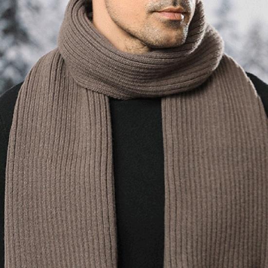 Yousheng 3Pcs/Set Men Hat Scarf Gloves Set Plush Ball Hat Cold Protection Scarf Touchscreen Gloves Set Ski Cycling Gear