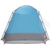 Cabin Tent with Roof Blue 8 Person Polyester and Steel