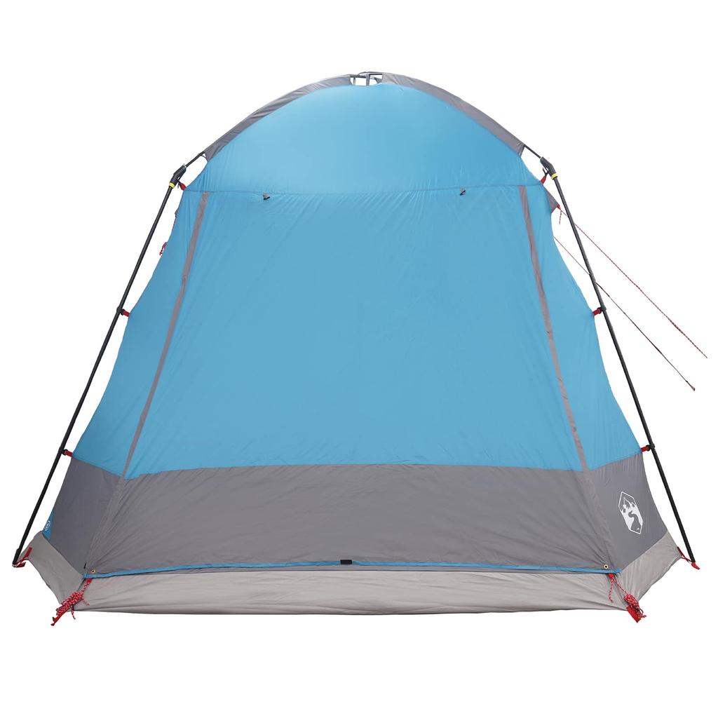 Cabin Tent with Roof Blue 8 Person Polyester and Steel