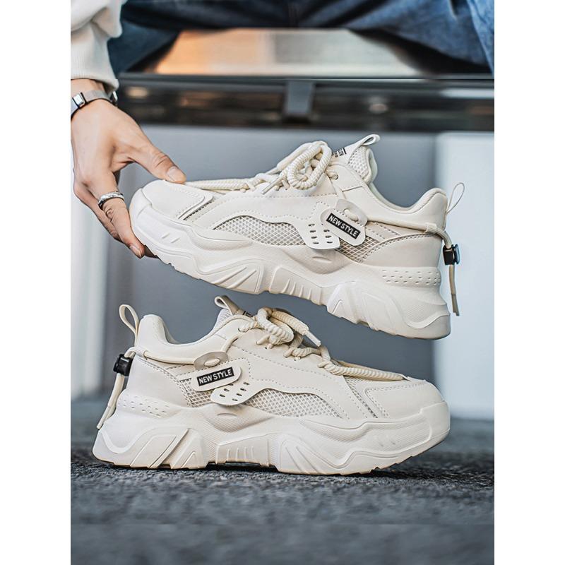 Tênis Chunky Masculino Malha Respirável Antiderrapante Casual Esportivo