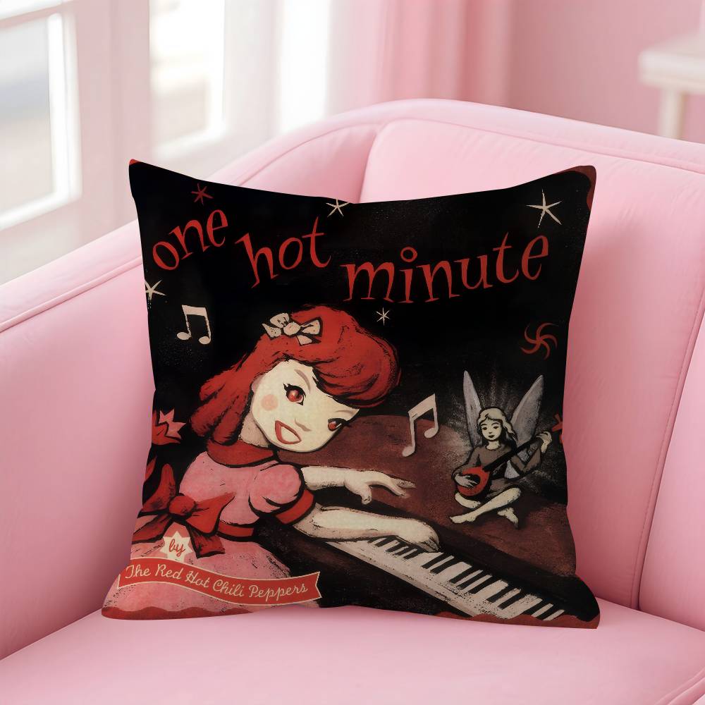 4545cm Cushion Cover Pillow Cover Decor Pillowcase Home Pillowcase for Couch Pillow Red Hot Chili PPeppers Band