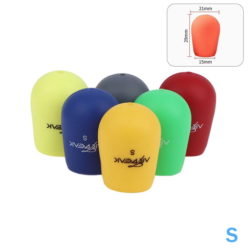 1Pc Protector Fishing Rod End Cap Cover Fishing Rod Handle Protective Case Silicone Lure Rod Bottom Accessories Random Color