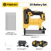 MELLWIN Cordless Electric Nail Gun 2 Mode Wireless Stapler Woodworking Framing Staple Gun Tools F30 For Makita 18V Battery Pin