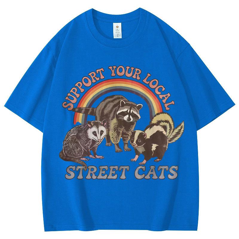 

Vintage Funny Racoon Meme Graphic T Shirts Men Women Clothing Fashion Short Sleeve T-shirt Summer Casual Pure Cotton T-shirts 3XL