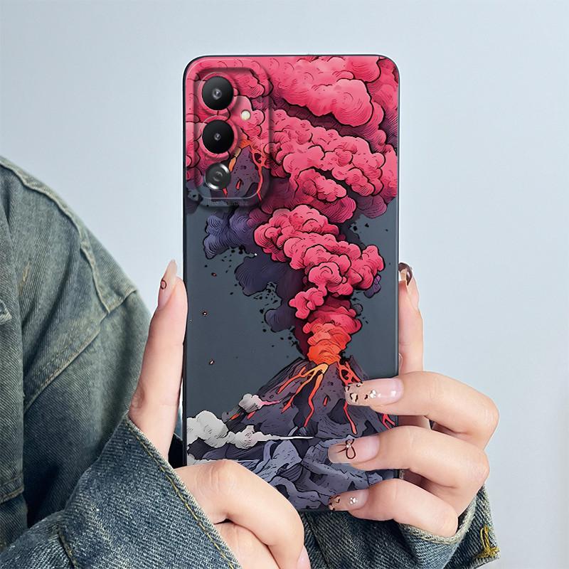 For Tecno Pova 4 Phone Case LG7n Back Cover Silicone Sweet Painted Cartoon Shell Funda Lovely Printed Protective Coque Casing