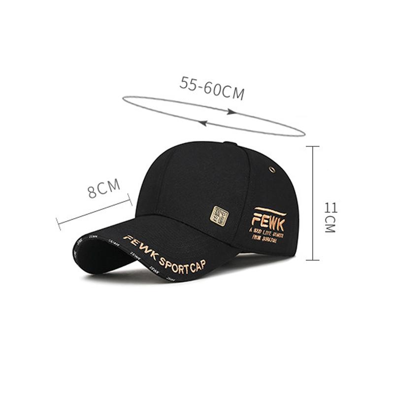 Spring Autumn Embroidered Baseball Cap Sunshade Cap for Men