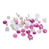 20g Acrylic Mixed Beads Colored Flower Star Shaped Spacer Loose Beads for DIY Jewelry Making Necklace Phone Chain Supplies
