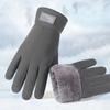 Fleece-lined Cycling Gloves Non-Slip Outdoor Sports Gloves Portable Full Finger Gloves