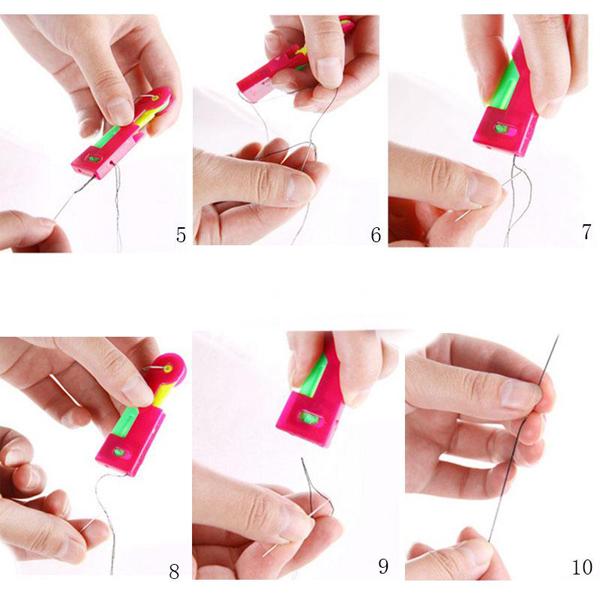 Buy 5pcs Elderly Use Automatic Needle Threader Skillful Sewing Device ...
