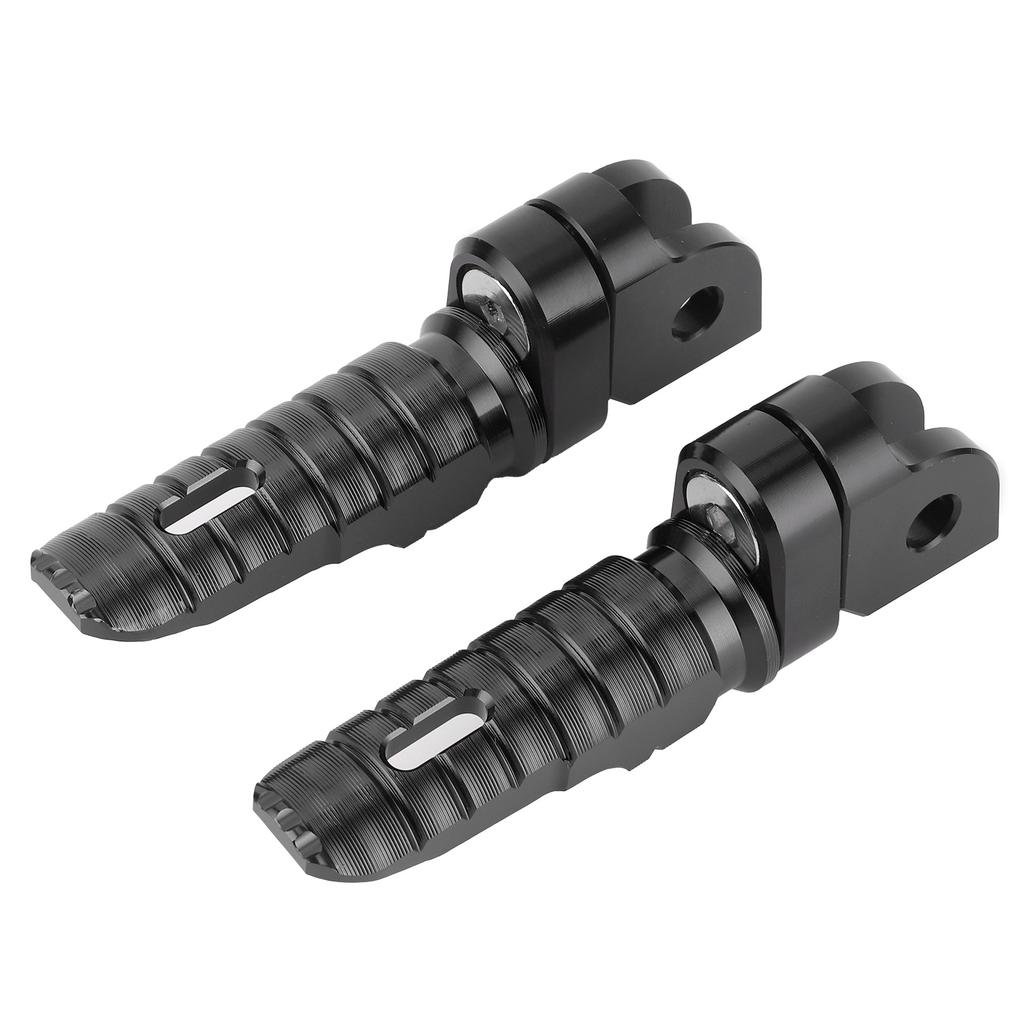 Pair of Front Foot Pegs Pedals Motorcycle Modification Fit for Honda CB125R CB300R CB1300SF CB600FBlack