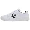 Day One Court Comfortable Thin Sole Slip-resistant Durable Low-top Skate Shoes Unisex Black and White