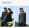 Men's Quick Dry Raglan Sleeve Long Sleeve Round Neck Sports T-shirt