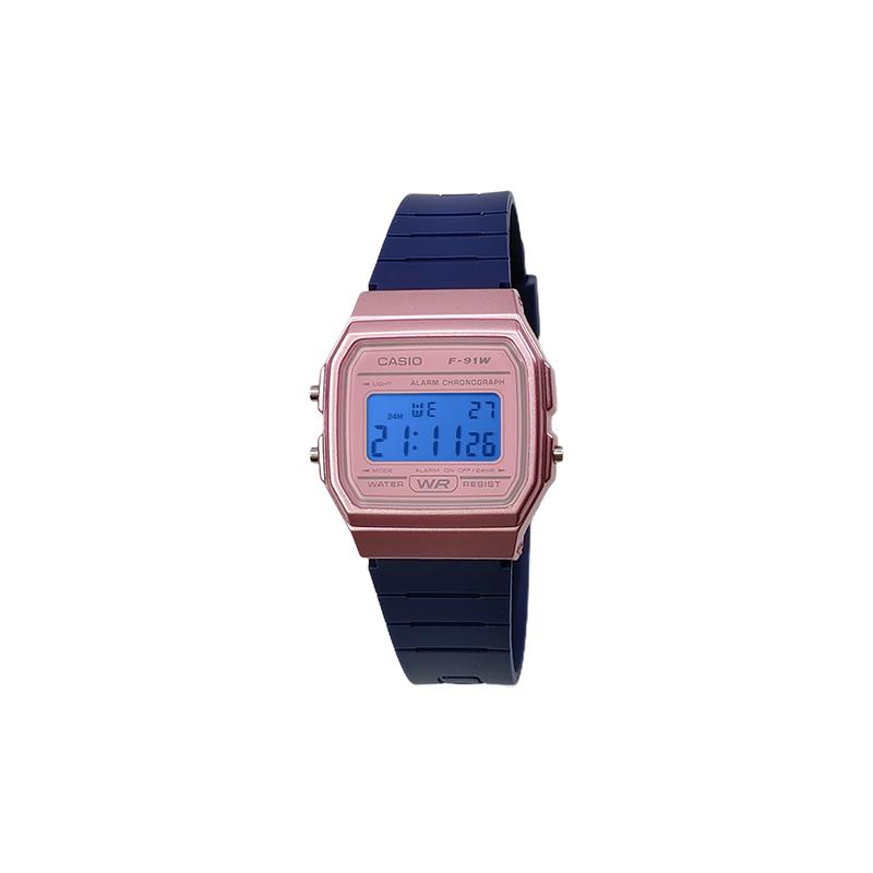 CASIO Customized watch modified series red mirror silver resin case life waterproof classic retro small square watch A158WA-1 A158WA-1