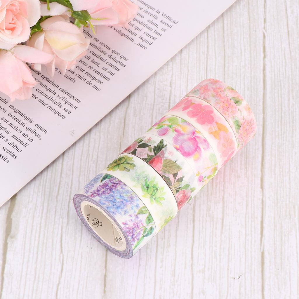 Buy 6pcs DIY Paper Tape Pretty Exquisite Delicate Diary Sticker Tape