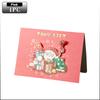 3D Christmas Greeting Cards Creative Mini Message Cards Holiday Gift Tags for Florist Bakery Classroom Exchange Party Supplies