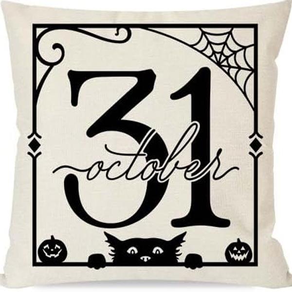 Halloween Decoration Pillowcase Ghost Skull Pillowcase Living Room Decoration Sofa Pillow Pillow Bedside Pillow