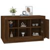 Sideboard Brown Oak Effect 102x35x60 Cm Engineered Wood