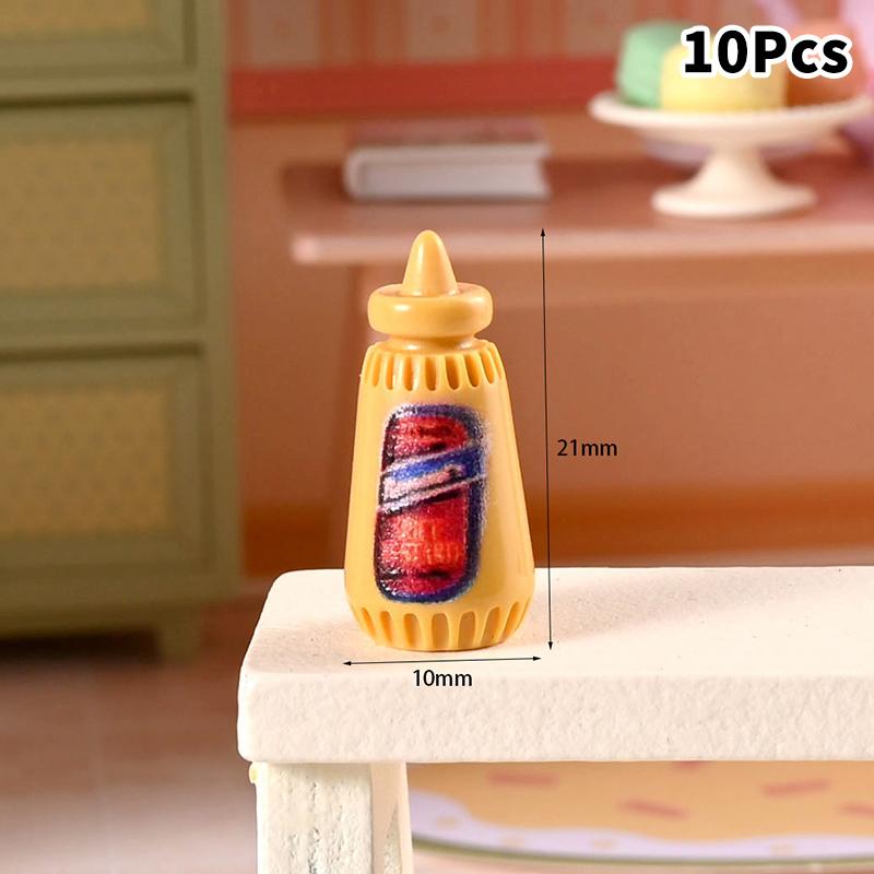 

10 шт. 1:12 кукольных домиков Миниатюрный симулятор еды Игрушка Банка варенья Мебель Модель дома Декор Игрушка Кукольный дом Аксессуары