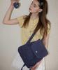 Slowslowly Lily Handmade Crochet Raffia Backpack (+Gift Heart Keyring Included) _ Navy