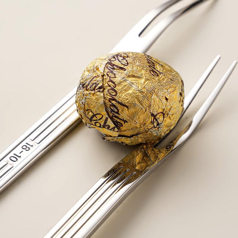 ZISIZ Lute Handle 304 Stainless Steel Fruit & Dessert Forks