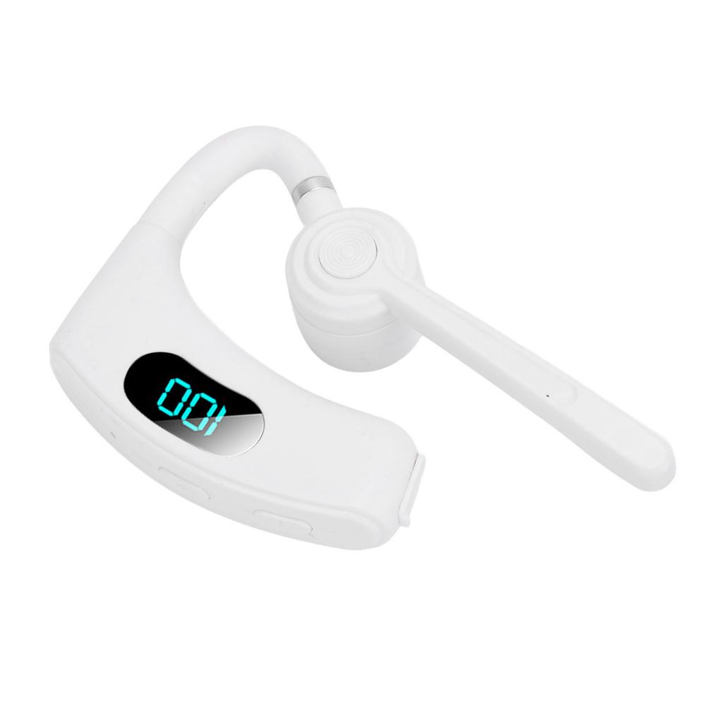 Wireless Earpiece with Microphone Noise Reduction 300mAh Battery for Business Driving
