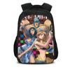 One Piece Monkey D. Luffy Double Layered Backpack School Bags Rucksack Rucksack Bookbag Travel Large Capacity Backpacks