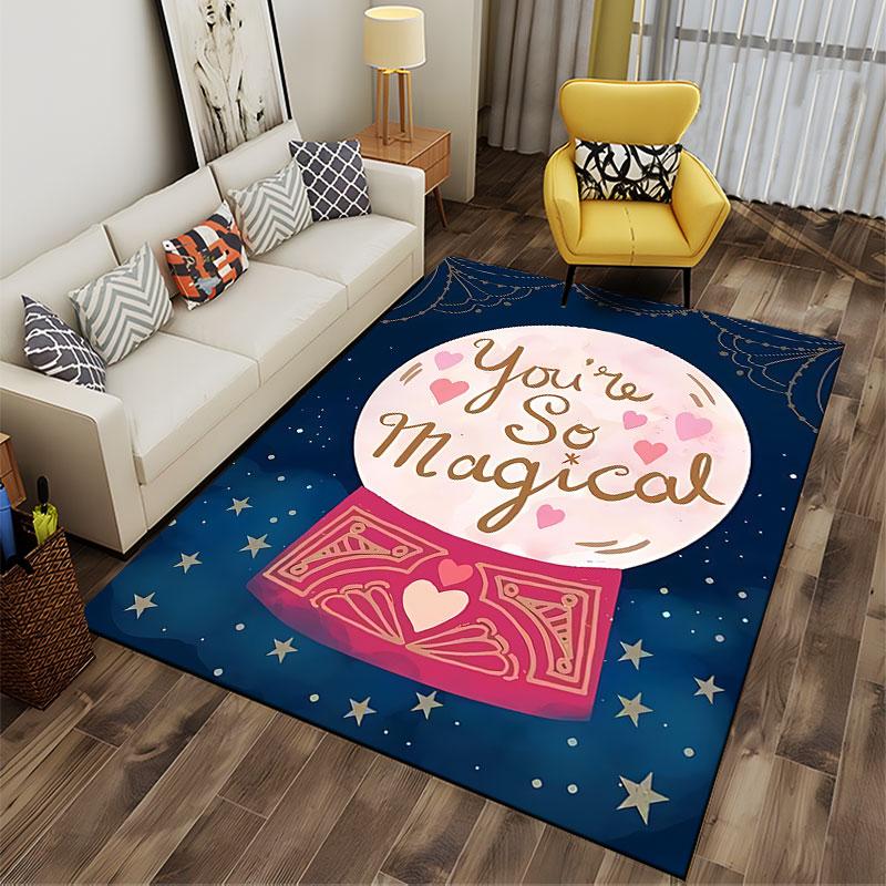 You're So Magical Carpet Design suitable as a non-slip mat for the living room or bedroom sofa