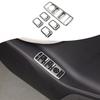 Silver ABS Window Lift Button Panel Cover Trim For Tesla Model S 2014+