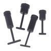 5 Pcs G9 Sleeve For Lamp Cap Outer Ring,G9 Socket Ring Removal Tool,Black Pvc Plastic Wrench And T-Type Fast Dual-Use Sleeve