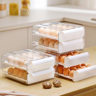 ZISIZ Refrigerator Egg Storage Drawer