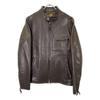 Y'2 LEATHER SR-41 Single Rider's Jacket Jacket 38 BrownUsed