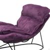 1/6 Scale Rocking Chair Mini Chaise Longue Accessories Adults Gifts Soft Fabric Decorative Single