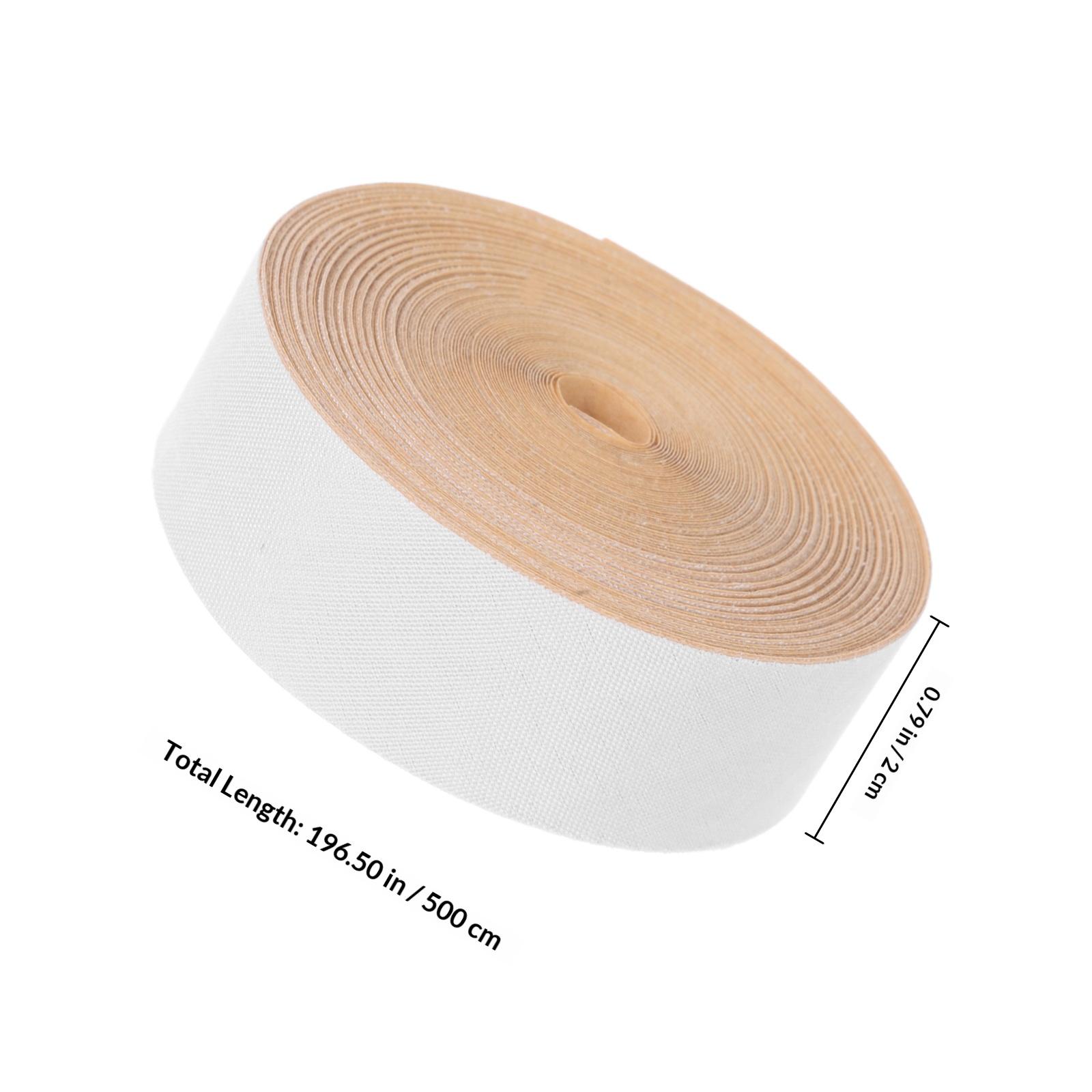 Cloth Lamp Shade Edging Tape Vintage Decor Natural Linen Fabric 5M Light Shade Edge Banding DIY Lampshade Material Accessories бежевый