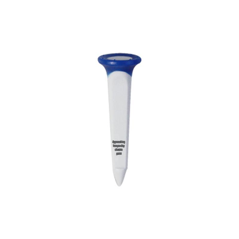 Durable Two-Color Square Golf Tee: ABS Plastic & Soft Rubber Cup Design