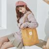 Soft Corduroy Bag Women Shopping Bag Casual Hasp Ladies One Shoulder Tote Bags Fashion Shop Women Handbags
