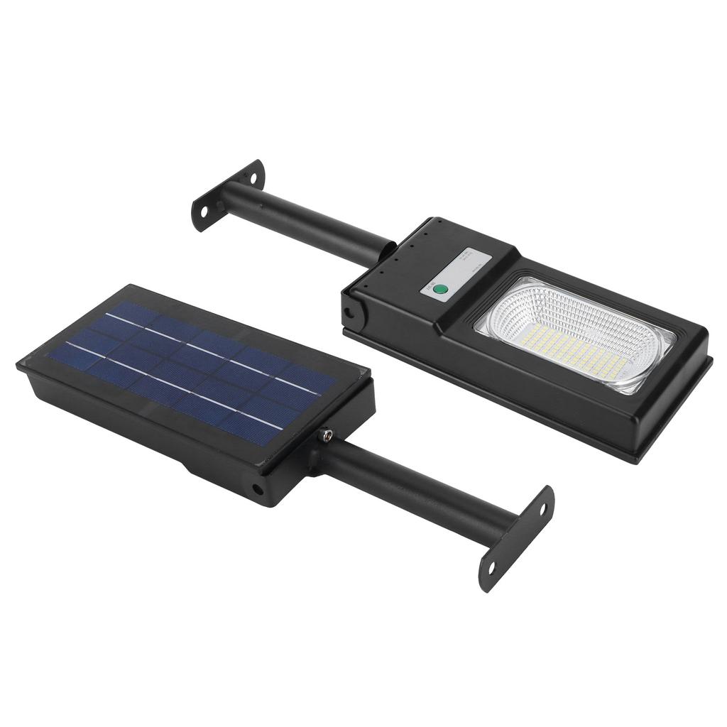2 Stück 117LED Solarleuchte 50W Highlight Induktionsstraßenlampe für Garten Hof Weißes Licht
