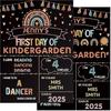 First Day and Last Day School Board Boho Back To School Sign School Chalkboard First Day Photo Prop Sign Rainbow 1st Day Chalk Board for Kids