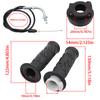 Universal Motorcycle 22mm 7/8" Throttle Twist Grip Set With Throttle Cable For GY6 50cc-150cc ATV Dirt Bike Motocross Scooter
