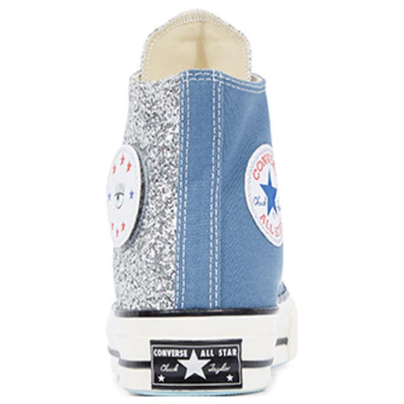CHIARA FERRAGNI X Converse 1970s Glitter High Top 'Silver Glitter Blue' Women's