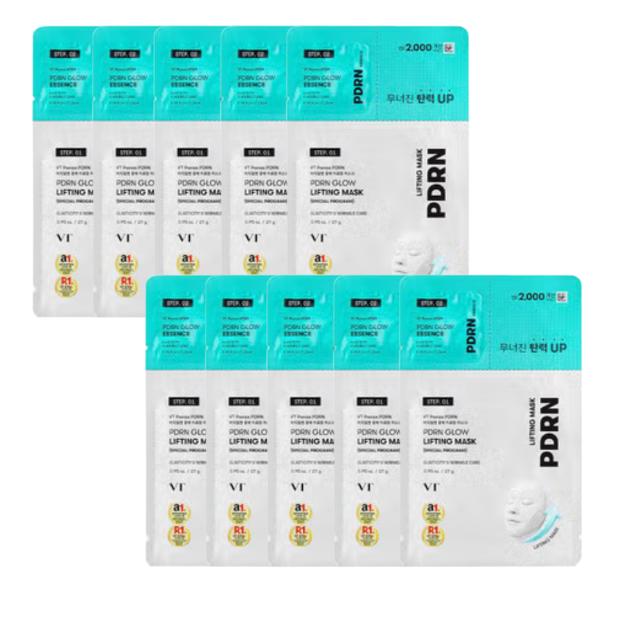 VT PDRN Radiance Sheet Mask 1 Sheet 25 G,  Radiance Lifting Mask 1 Sheet (27 G) + Radiance Essence 1.5 Ml  (7 Options)