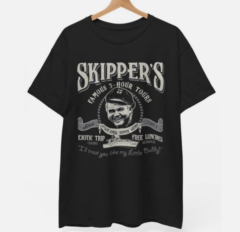 

Skipper s Famous 3 Hour Boat Tours Gilligan s Island T-Shirt, Unisex Tee 3XL