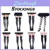 Hengzhou Halloween Skeleton Ghost Thigh-high Stockings Ultra-thin Breathable Sweat-absorbent