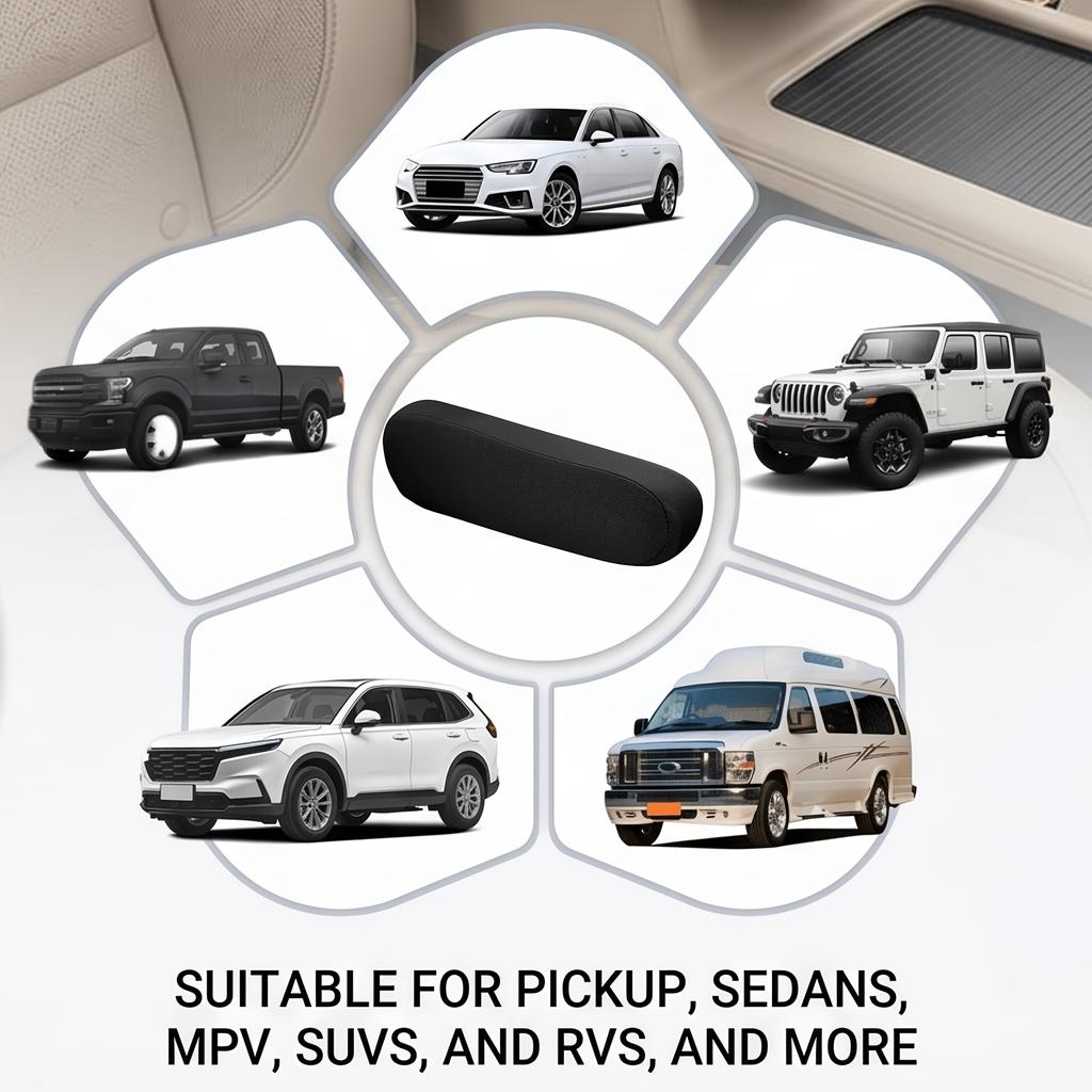 1/2 Stück Elastische Universelle Auto-Armlehnenabdeckung, Dehnpassform Verschleißfester Innenraumschutz für SUV, Limousine, Pickup, Van