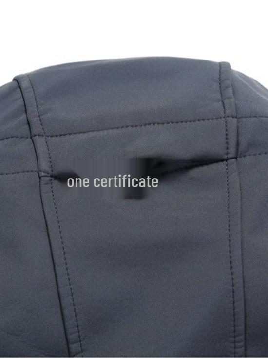 Little Bird's Men's Soft Shell Jacket with Velvet Lining - Autumn/Winter Windproof Waterproof Hiking Coat
