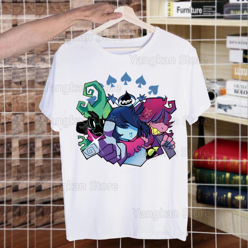 Deltarune Trička potisk O-výstřih Krátký rukáv Běžné Pánské Vysoce kvalitní Pánské Hip-Hopové tričko