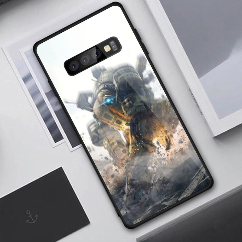 Husă de telefon Cool Game Titanfall2 pentru Samung A32 A51 A52 NOTE 10 20 S10 S20 S21 S22 Pro Ultra Black PC Glass Phone Cover