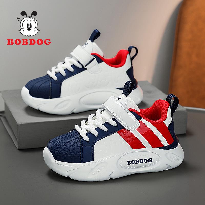 Bobodou Jungen Winterschuhe 2025 Baumwolle: Samtgefütterte, Warme Sportschalen-Schuhe für Mittelgroße & Große Kinder