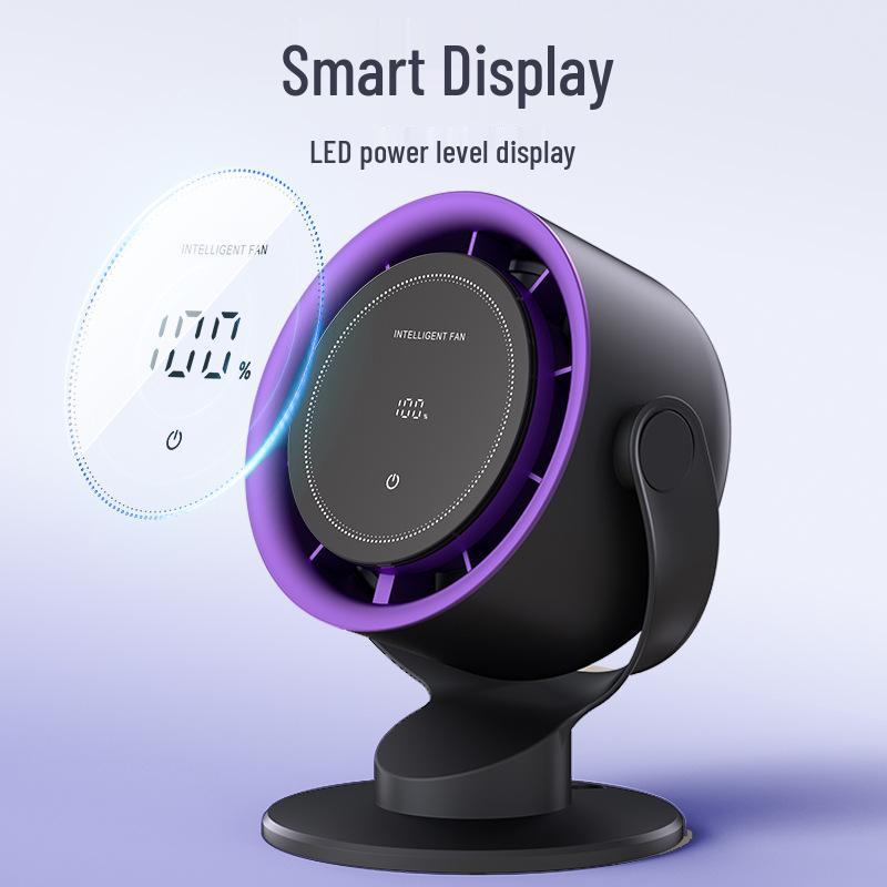 

Высокоскоростной бесшумный вентилятор с USB-зарядкой для рабочего стола и настенного монтажа 6-inch серый